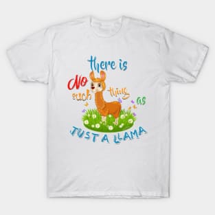 NO Such thing as JUST A LLAMA T-Shirt